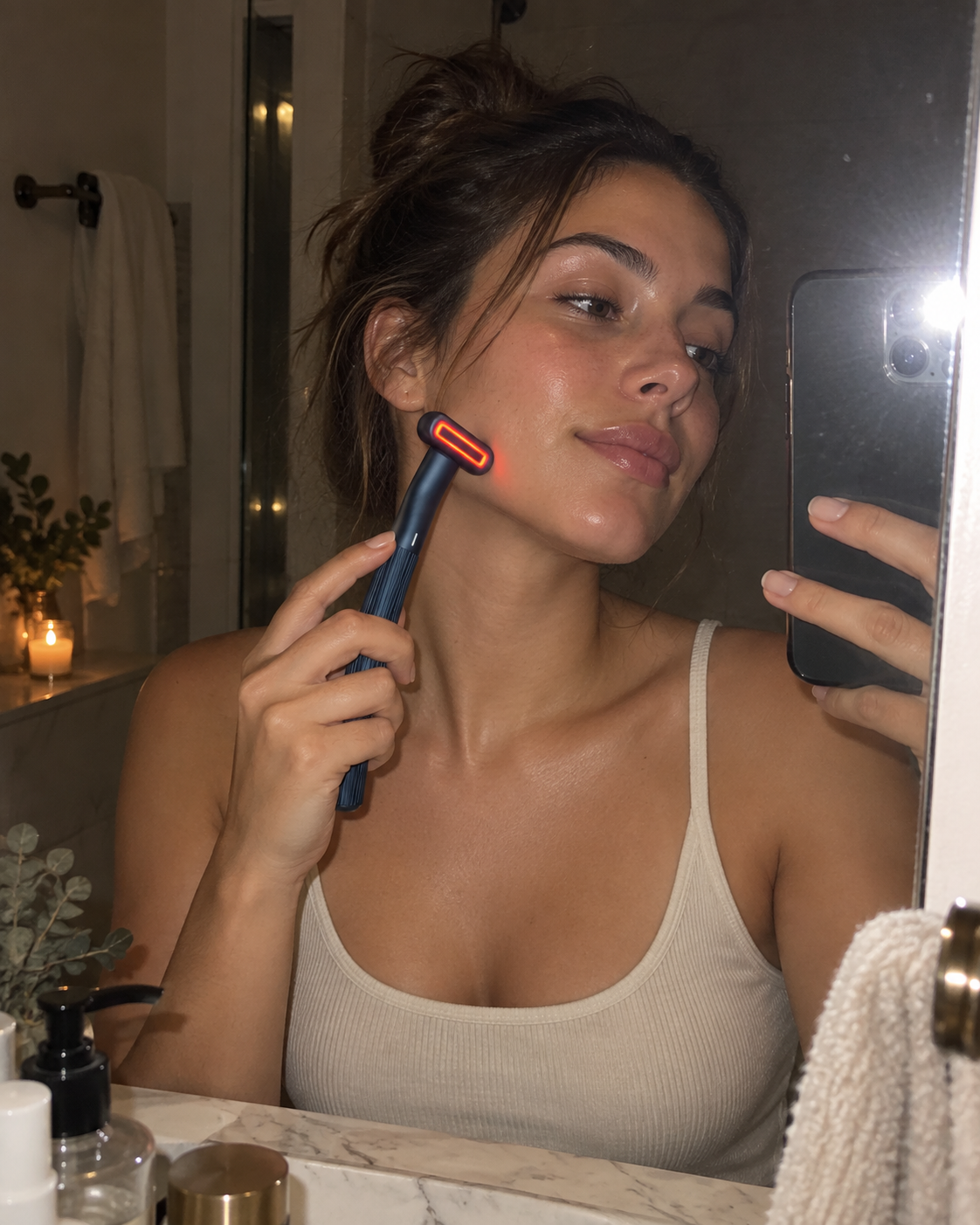 Auva Glow Wand — Red Light Therapy for Radiant Skin